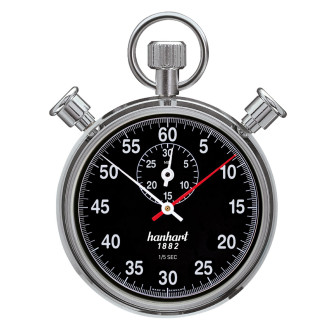 HANHART Split-Seconds Addition Timer 1/5 sec. - Chromová tlačítka, černá